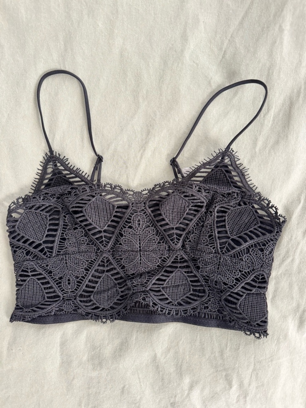Black Lace Tank Top